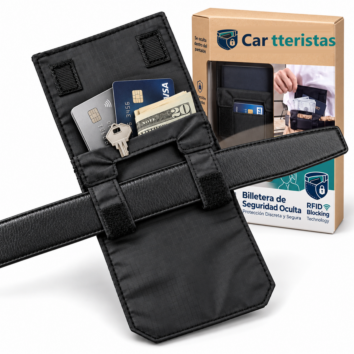Car tteristas con tarjetas, dinero y llave